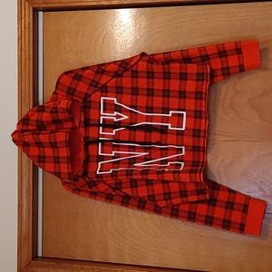NWOT Juniors Flirtitude Active Red and Black Hoodie; size XXL